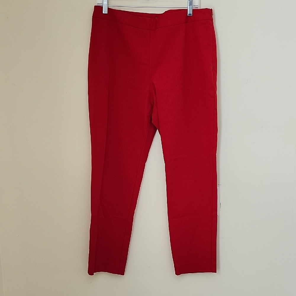 Lands End Red Chino Pants NEW